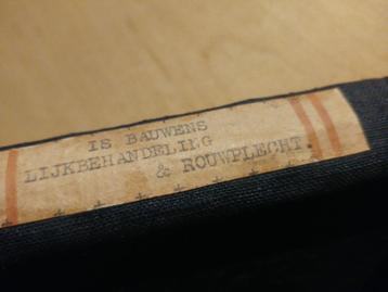 Geschiedenis en beschrijving der lijkbehandeling en.. (1888) beschikbaar voor biedingen