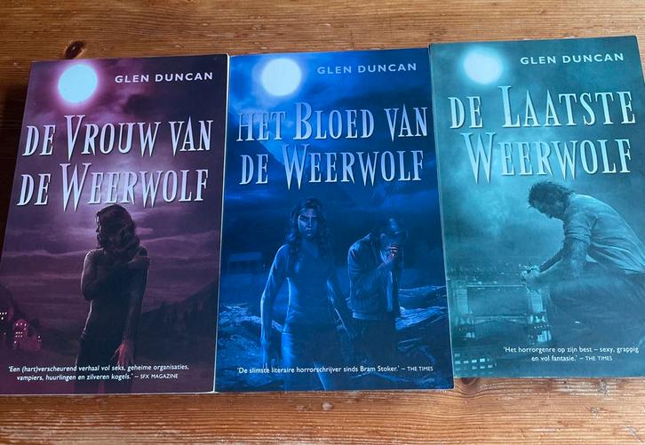 3 Glen Duncan Weerwolfboeken, Boeken, Romans, Zo goed als nieuw, Nederland, Ophalen of Verzenden