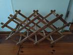 vintage houten wijnrek, Gebruikt, 5 tot 15 flessen, Ophalen of Verzenden, Minder dan 50 cm