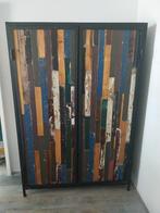 Kledingkast in de stijl van Piet Hein Eek, Huis en Inrichting, Ophalen, Met deur(en), 100 tot 150 cm, Zo goed als nieuw