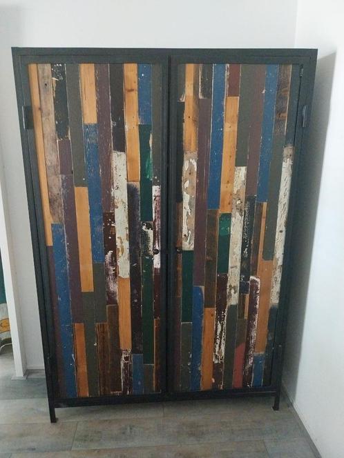 Kledingkast in de stijl van Piet Hein Eek, Huis en Inrichting, Kasten | Kledingkasten, Zo goed als nieuw, 150 tot 200 cm, 100 tot 150 cm