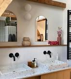 2 Arch wandspiegels met metalen rand, Huis en Inrichting, Woonaccessoires | Spiegels, Ophalen, Minder dan 50 cm, Gebruikt, Minder dan 100 cm