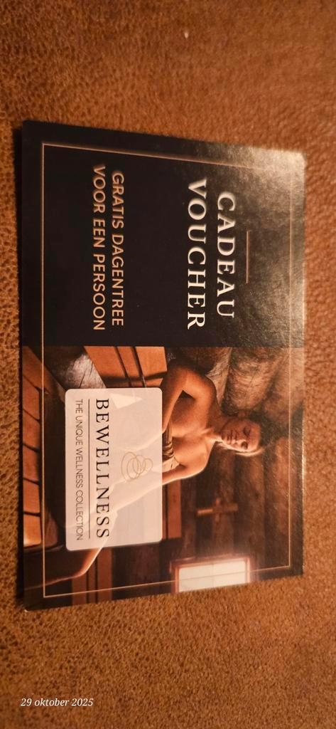 Kaartjes gratis entree Bewellness sauna's, Tickets en Kaartjes, Kortingen en Cadeaubonnen, Twee personen, Spa of Sauna, Kortingsbon