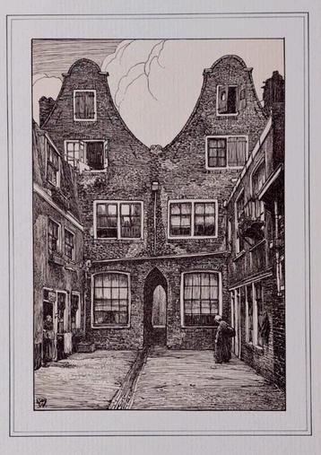 Prent De Rozengang Amsterdam 1970 beschikbaar voor biedingen