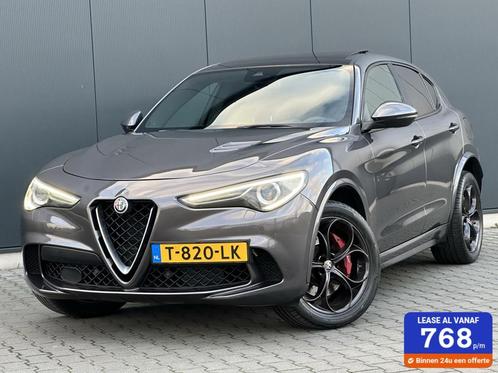 Alfa Romeo Stelvio 2.9 V6 AWD Quadrifoglio 510PK - Pano - Ha, Auto's, Alfa Romeo, Bedrijf, Te koop, Stelvio, 4x4, ABS, Achteruitrijcamera