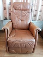 leren relax fauteuil, Ophalen of Verzenden, Gebruikt, 75 tot 100 cm, 50 tot 75 cm