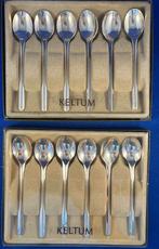 12 verzilverde koffie/theelepels van Keltum, Ophalen of Verzenden