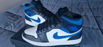 Nike air jordan 1 mid white/racer blue-black, Kleding | Heren, Schoenen, Ophalen of Verzenden, Zo goed als nieuw, Sneakers of Gympen