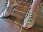 DAMES SCHOENEN met stras groen maat 37, 38 of 39 elegant nw, Nieuw, Ophalen of Verzenden, Schoenen met hoge hakken, Groen