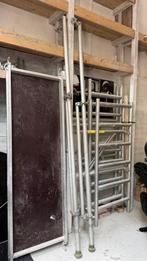 Altrex dubbele rolsteiger met stabilisatoren., Doe-het-zelf en Verbouw, Steigers, Ophalen, Gebruikt, Rolsteiger of Kamersteiger
