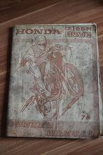 Werkplaatshandboek Honda CR125M Elsinore 1976, Ophalen of Verzenden, Honda