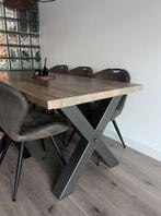 Bruin eettafel 190x90 cm 450 euro, Huis en Inrichting, Ophalen, 50 tot 100 cm, Zo goed als nieuw, Vijf personen of meer