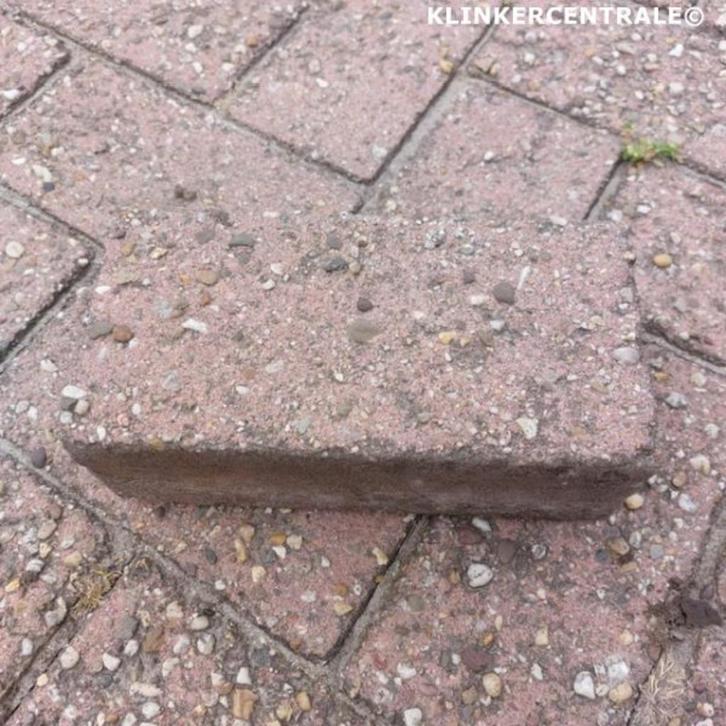 ROOIKORTING 2.000m2 rood betonklinkers straatstenen bkk bss, Tuin en Terras, Tegels en Klinkers, Gebruikt, Klinkers, Beton, 10 m² of meer