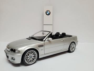 Kyosho 1:18 BMW E46 M3 Cabriolet - Zilver beschikbaar voor biedingen