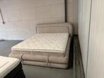 Boxspring 180x200 Teddy Taupe met Opbergruimte, Ophalen, Beige, 180 cm, 200 cm