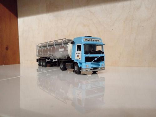 Volvo F12 tankoplegger H&S Tekno, Hobby en Vrije tijd, Modelauto's | 1:50, Nieuw, Bus of Vrachtwagen, Tekno, Ophalen of Verzenden