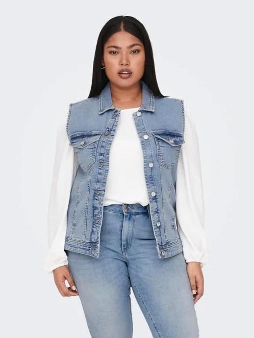 Denim spijkerjas van Only Carmakoma Maat 50, Kleding | Dames, Grote Maten, Nieuw, Jasje of Colbert, Blauw, Ophalen of Verzenden