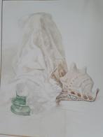 Aquarel (studie) gesigneerd. Opsturen of opha-, Antiek en Kunst, Kunst | Schilderijen | Klassiek, Ophalen of Verzenden