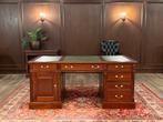 Klassiek Engels bureau (partnerdesk) #498, Ophalen of Verzenden, Zo goed als nieuw, Bureau