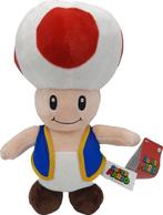 Super Mario: Toad Pluche 30 cm, ., Overige typen, Nieuw, Ophalen of Verzenden