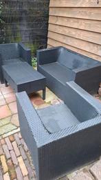 Gebruikte tuinset - Brabantpark, Breda, Tuin en Terras, Tuinsets en Loungesets, 4 zitplaatsen, Kunststof, Gebruikt, Bank