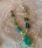 antiek Handgemaakt romeinse glaskralen hanger ketting Uniek, Sieraden, Tassen en Uiterlijk, Antieke sieraden, Ophalen of Verzenden