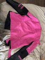 Roze Leren Jas met Studs - Maat xxl, Ophalen of Verzenden, Zo goed als nieuw, Maat 38/40 (M), Roze