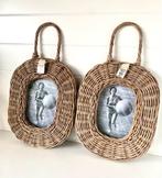 Rivièra Maison Rotan Fotolijsten Ovaal, Ophalen of Verzenden, Zo goed als nieuw, Overige materialen, Minder dan 50 cm