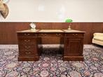 Klassiek Engels Chesterfield Bureau Partnerdesk, Ophalen