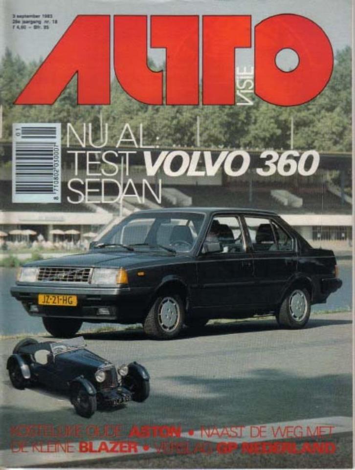 Autovisie 18 1983 : Volvo 360 GLE - Chevrolet Blazer - Golf, Boeken, Auto's | Folders en Tijdschriften, Gelezen, Algemeen, Ophalen of Verzenden