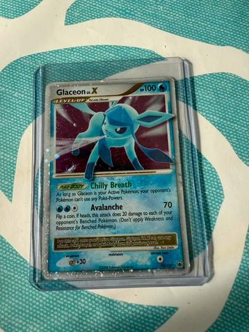 Pokemon kaart glaceon lv x majestic dawn beschikbaar voor biedingen
