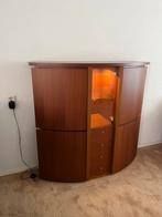 Designkast met drankkast en vitrinekast met verlichting, Ophalen, Gebruikt, 25 tot 50 cm, 100 tot 150 cm