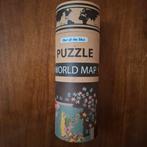 Puzzel wereldkaart, Hobby en Vrije tijd, Ophalen of Verzenden, Minder dan 500 stukjes, Zo goed als nieuw