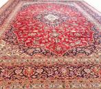 Groot Perzisch tapijt handgeknoopt Keshan Oosters vloerkleed, Gebruikt, Rood, 200 cm of meer, Ophalen of Verzenden