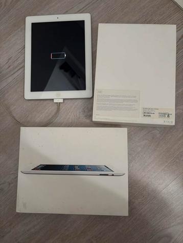 iPad2 16GB, wit, werkt goed, incl hoes, oplaadkabel & doos beschikbaar voor biedingen
