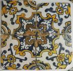 Portugese tegel, 17e eeuw, Antiek en Kunst, Antiek | Keramiek en Aardewerk, Verzenden