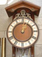 West Duitse regulateur klok wandklok met gewichten, Antiek en Kunst, Antiek | Klokken, Ophalen