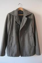 Grey double breasted coat, Ophalen of Verzenden, Gedragen, Maat 36 (S), Grijs