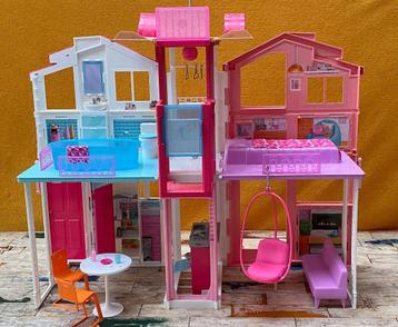 Barbie Droomhuis Poppenhuis (niet compleet) beschikbaar voor biedingen