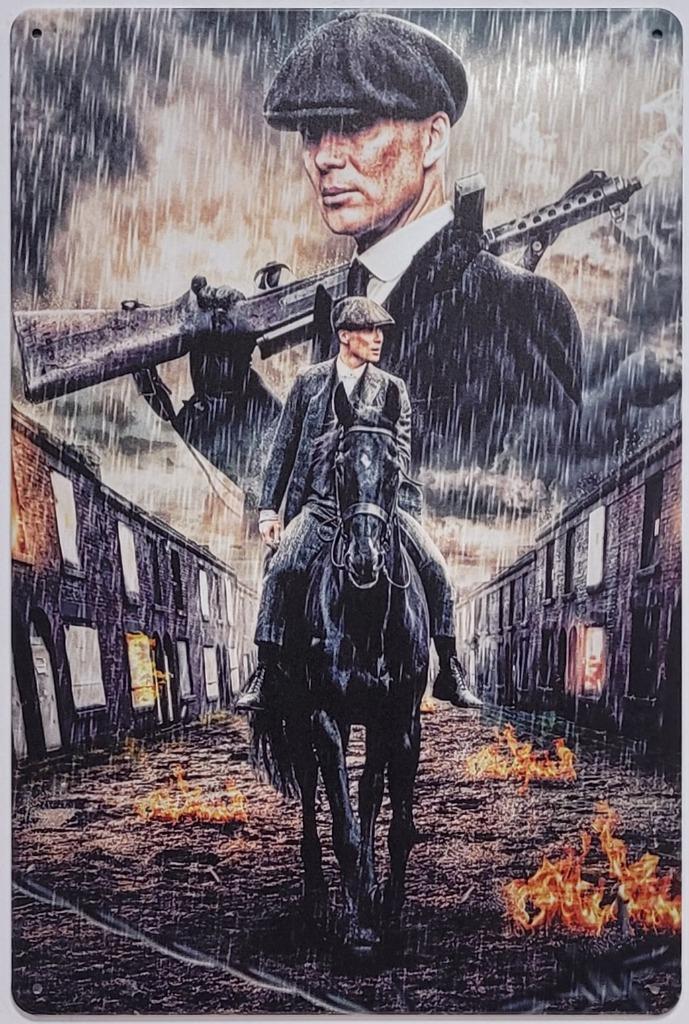 Peaky Blinders paard reclamebord van metaal wandbord deco, Verzamelen, Film en Tv, Nieuw, Poster, Ophalen of Verzenden
