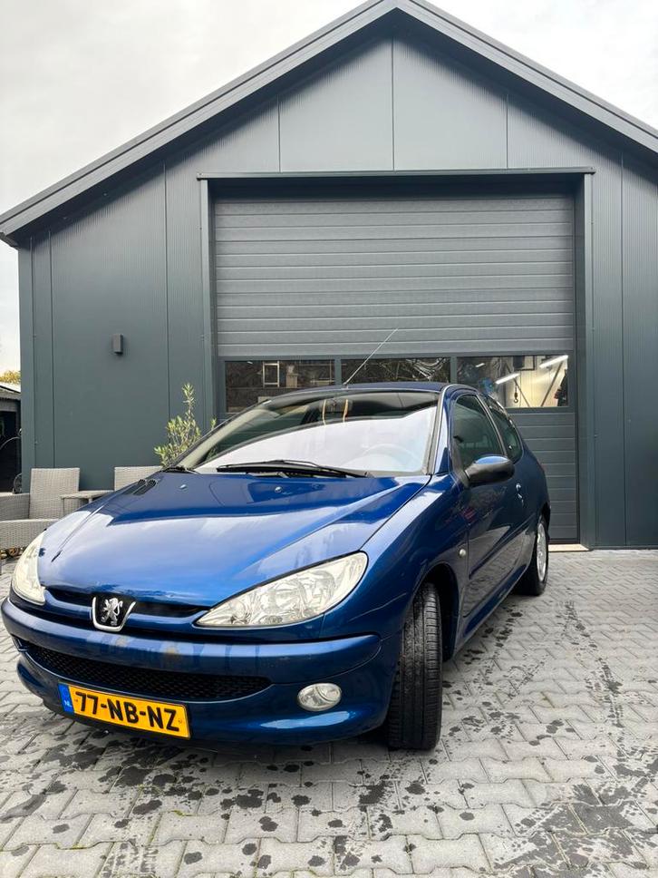 Peugeot 206 1.4 X-line 3D 2003 Blauw, Auto's, Peugeot, Particulier, Airconditioning, Android Auto, Apple Carplay, Bluetooth, Centrale vergrendeling