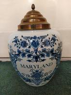 Delfts blauwe pot met deksel - Maryland, Antiek en Kunst, Antiek | Keramiek en Aardewerk, Verzenden