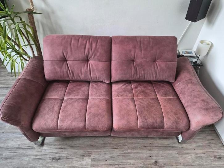 gebruikte elektrische leren bank, merk Joop!, Huis en Inrichting, Banken | Bankstellen, Gebruikt, Rechte bank, Tweepersoons, 200 tot 250 cm