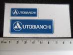 2x sticker utobianchi logo, Verzenden, Zo goed als nieuw, Merk
