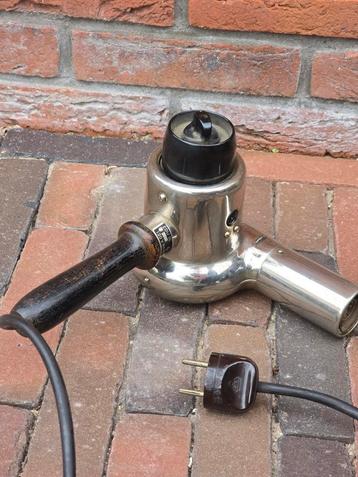 Antieke chrome / bakeliete/ houten Siemens EDU III Föhn €25 beschikbaar voor biedingen