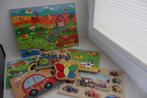 Houten kinderpuzzels, Gebruikt, Ophalen of Verzenden, Van hout, Minder dan 10 stukjes