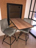 Inklapbare industriele werktafel, Huis en Inrichting, Tafels | Eettafels, Ophalen, 100 tot 150 cm, 50 tot 100 cm, Zo goed als nieuw