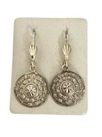 Lichtgewicht antieke zilveren oorhangers, 16 mm aan brisure, Verzenden, Zilver, Oorbellen