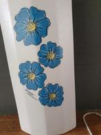 Mooi radiatorbakje/luchtbevochtiger blauwe bloemen jaren 70, Verzamelen, Retro, Ophalen of Verzenden, Huis en Inrichting