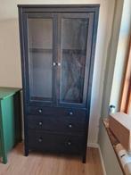 Ikea Hemnes vitrinekast, Huis en Inrichting, Kasten | Vitrinekasten, Ophalen, Gebruikt, 50 tot 100 cm, 150 tot 200 cm